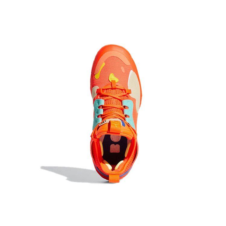 adidas Харден Вол. 5 Futurenatural Solar Red Мужские кроссовки Оранжевый облачно-белый Королевский-синий H68684