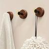 Round Design Single Hook Creamy Style Coat Hook Clothes Hanger Towel Hook  Kitchen