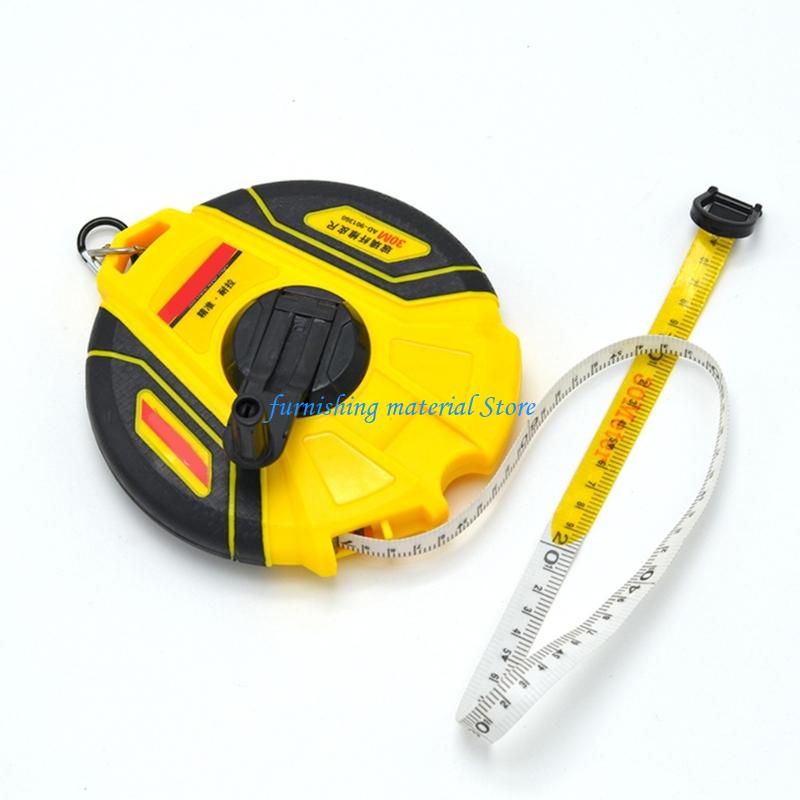 Y5GD Professional Fiberglass Tape Measure 100FT/30M, 164FT/50M for Various Work