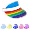 Flexible Transparent Sun Visor Hat Sun-Proof Sun Cap Gift Sunshade Hat  Outdoor Sports
