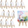 Blank Canvas with Quality Easel Acrylic Painting Canvas Art Painting Supplies Practicing Canvas