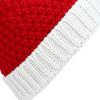 Christmas Hat Knitted White Pompom Handmade Flanging Thermal Dress Up Costume Accessories Woolen Yarn Women Men Unisex Santa Claus Cap for Outdoors