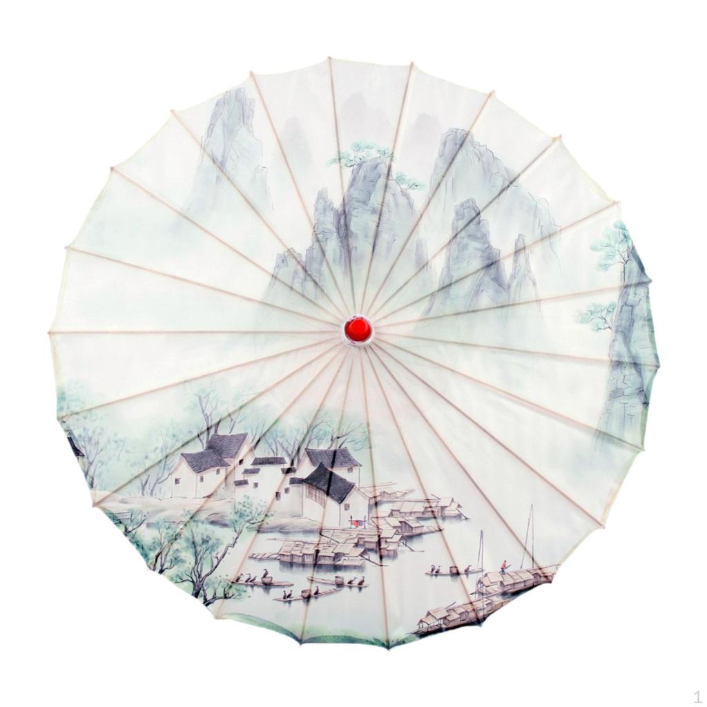 Antique Chinese Oiled Paper Umbrella for Girls' Dance Gifts