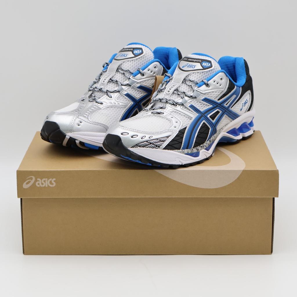 1203A543-101 Asics Gel-Nimbus 10.1 Белый Прямоугольный Синий (Мужской)