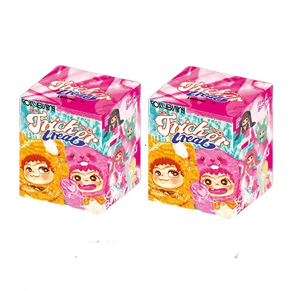 Wakuku V2 1: 1 шт. Слепой бокс Лиса Кролик Серия Trick Or Treat Виниловая кукла Сюрприз Брелок Модные игрушки Тайны Подарки