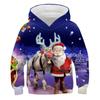 Christmas Gift Kids' Santa Claus Hoodie Children's Print Top Girls Casual Clothes Sweatshirt Autumn Boys' Hoodies Long Sleeved