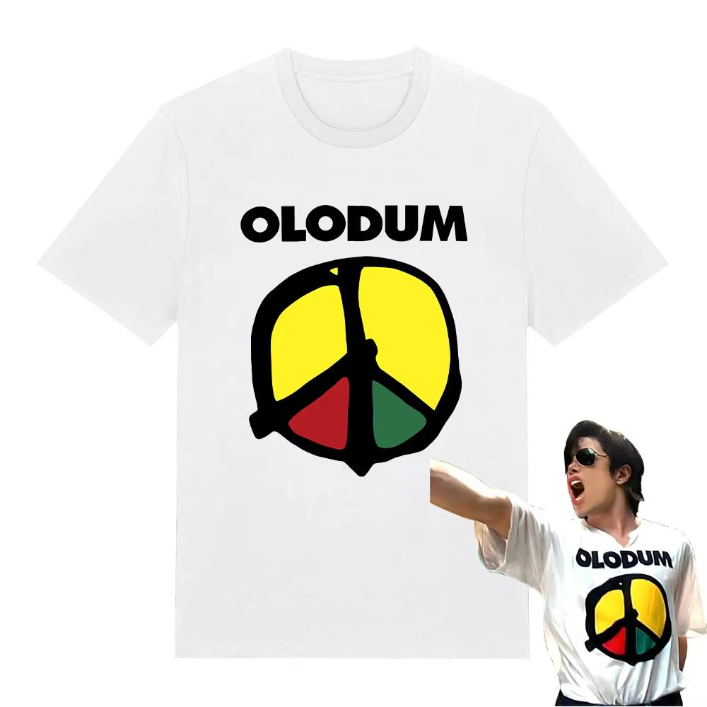 Olodum TShirt Michael Jackson They Dont Care about Us T Shirt Retro Cotton Unisex Graphic Tee Classic High Quality Y2K Clothes