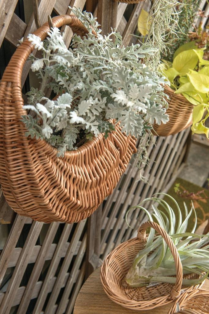 POSH LIVING Wicker Basket C 11547