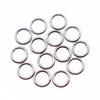 200шт. Кольцо для прыжков, Ювелирные изделия, аксессуары, Нержавеющая сталь, Нержавеющая сталь, 1X7 мм.