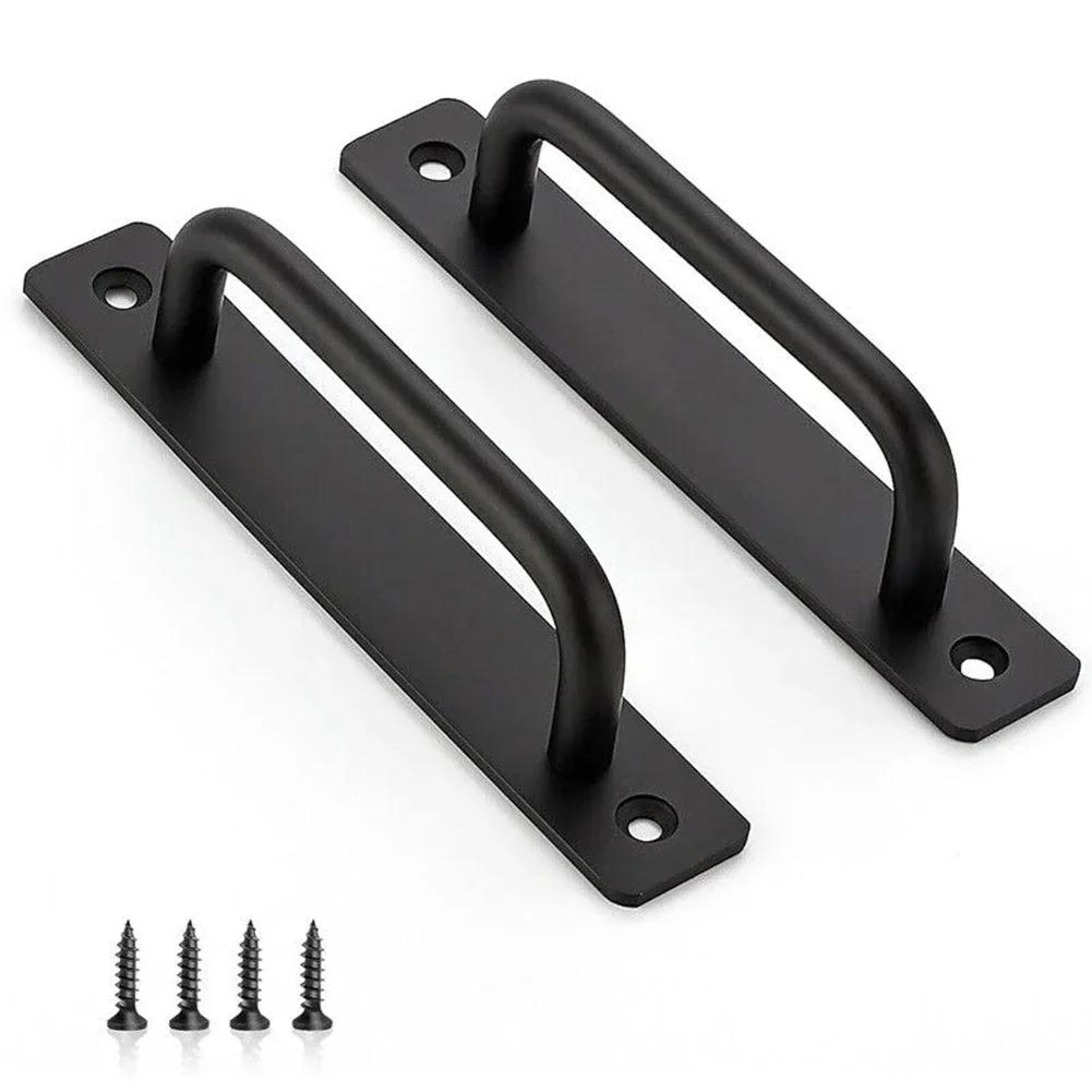 2Pcs Sliding Door Pull Handles Aluminium Alloy Pull Gate Shed Handles Door Window Cabinet Drawer Handles Furniture Hardware
