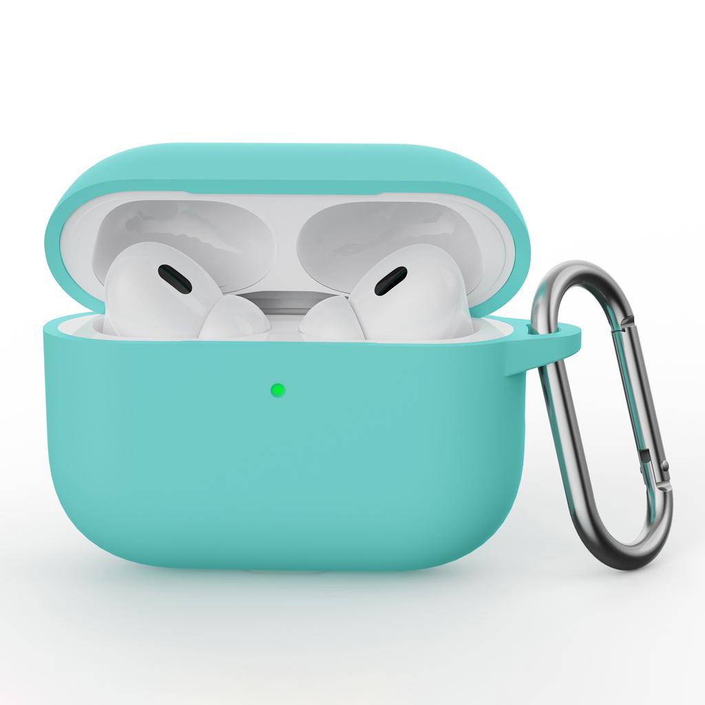 For AirPods Pro 3 Silicone Case Earphone Protective Cover with Carabiner
