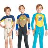 SABOLAY Children's Diving Suit 2MM Boys' One-piece Warm Diving Suit Long Sleeved Sunscreen Surfing Children's Swimsuit