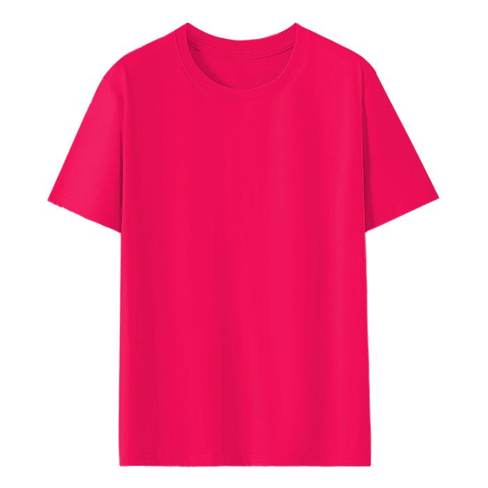 190 г гребенного хлопка летняя повседневная футболка с короткими рукавами