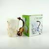 Ceramic Violin Shaped Music Water Cup Musical Instrument Mug Breakfast Cup Ceramic Cup