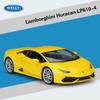 1/24 Scale Welly Lamborghini Huracan LP610-4 Alloy Car Model Diecasts Metal Toy Vehicles Car Model High Simulation Collection Childrens Gifts