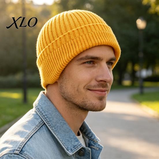 Versatile Fashion Hat for Shopping And Outings Winter Knitted with Ear Flaps Men, Soft Fleece Lined Hat, Stretchy Cozy Headwear Daily Commute Thermal