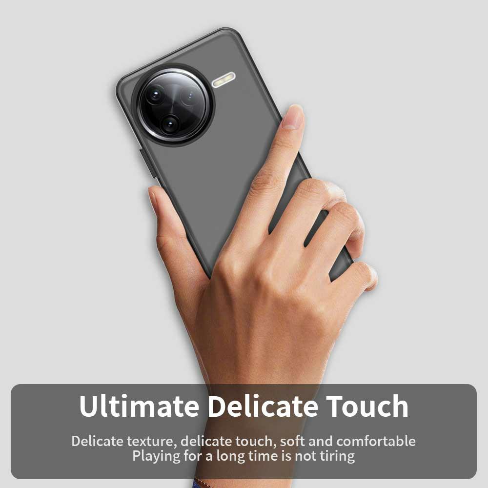 Для Xiaomi Poco F7 Ultra 5G/Redmi K80 Pro 5G Чехол PC+TPU+PET Матовый Противоударный Задняя Крышка Телефона