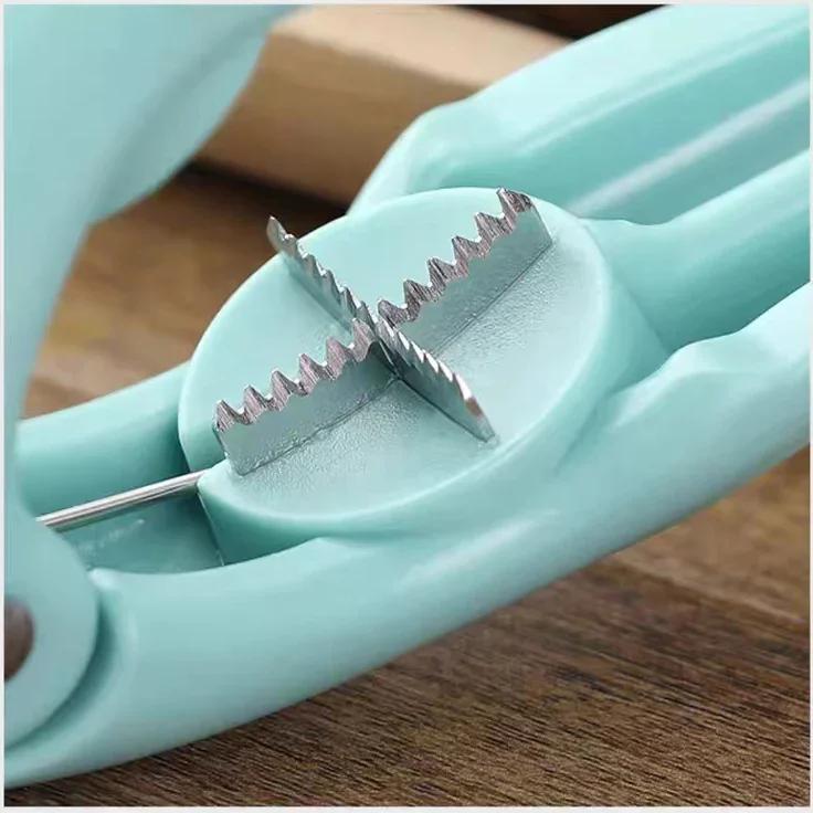 Chestnut Clip Opener Jagged Inner Knife 304 Stainless Steel Walnut Pecan Filbert Macadamia Pistachio Nutcracker Cutter Kitchen