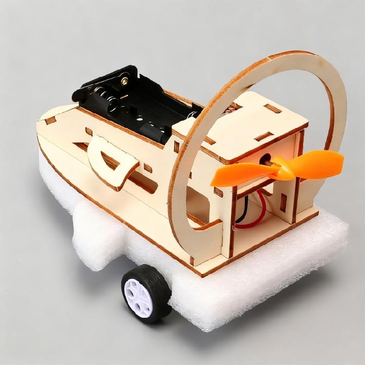 Детский набор для научных экспериментов Модель DIY Электрический Экологичный Автомобиль С Деревянными Компонентами Изучение Физики Деревянное Ремесло