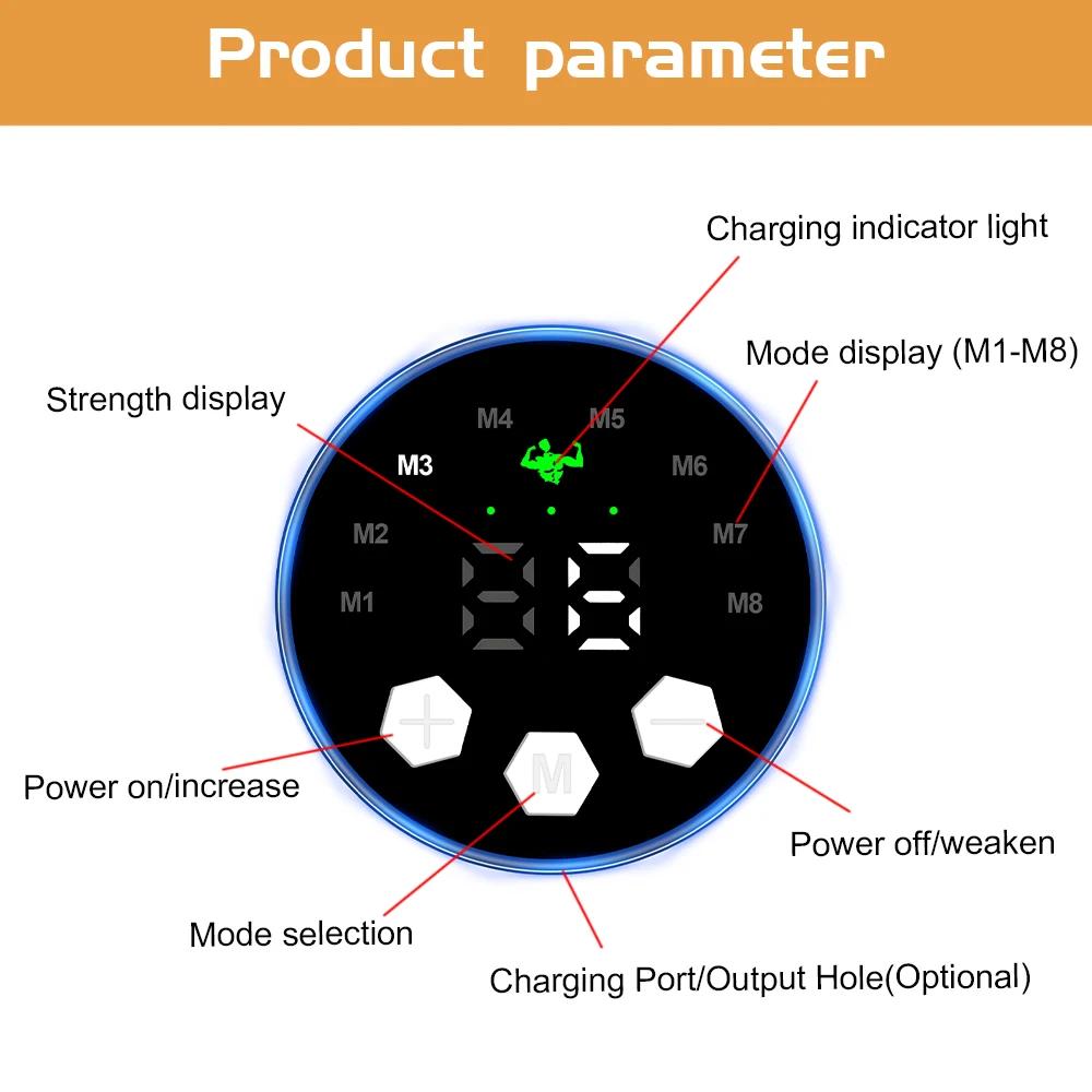 Умный массажер для рук EMS стимулятор мышц электрический тренажер для рук USB-зарядка массажер для похудения и формирования фигуры снижение веса фитнес