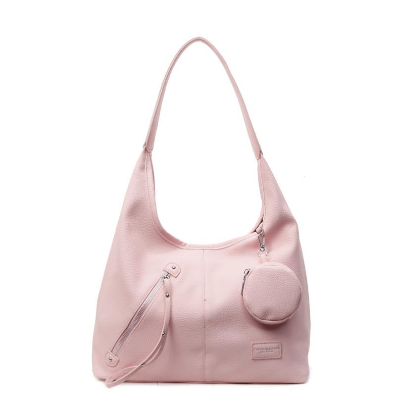 Minimalist Pu Bag For Women With Magnetic Closure And Inner Zipper Pocket