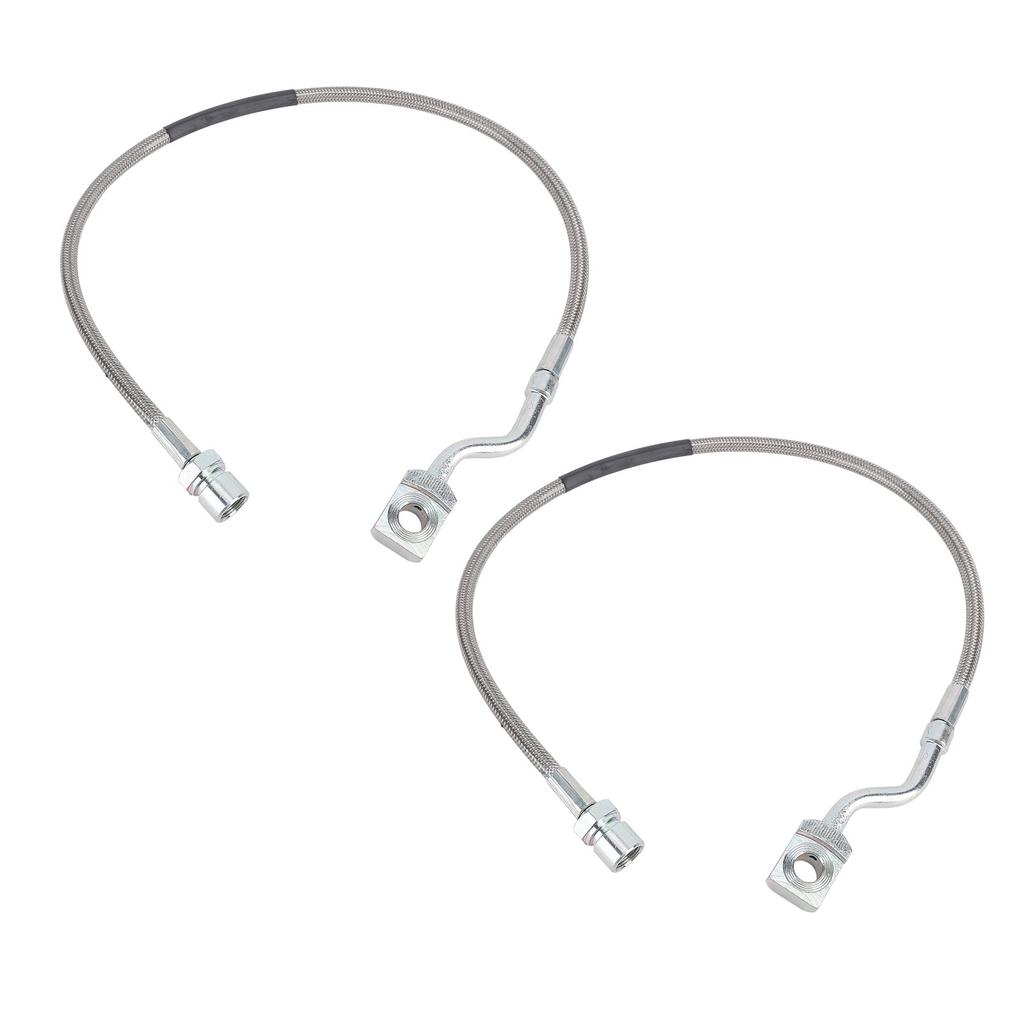 2 ШТ. Передние тормозные шланги 89370 Улучшенная динамика вождения Металлическая прочная конструкция для моделей автомобилей 1500 2500 3500 HD