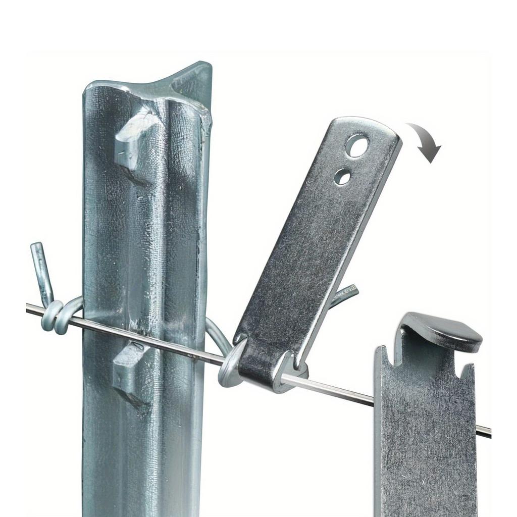 1 шт. Инструмент для скручивания проволоки для забора для клипс для Т-образных столбов, Экономия времени, Инструменты для колючей проволоки, Легко использовать, Достаточно прочный, чтобы скрутить любую проволоку для забора