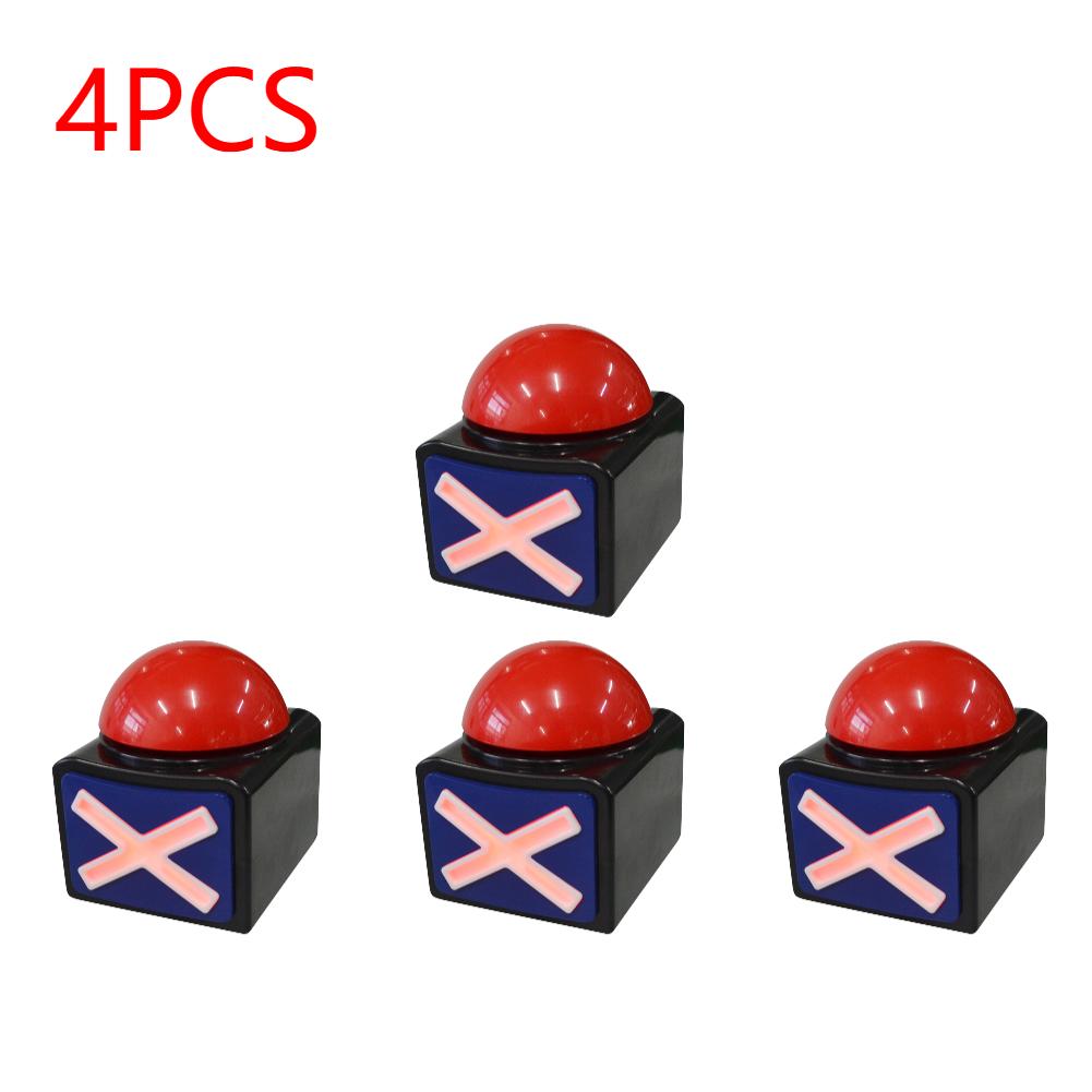 1-5Pcs Game Answer Buzzer Alarm Button with Sound and Light Trivia Quiz Got Talent Buzzer for Kid Adult Contest Game Show Party