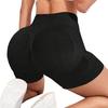 Yoga Shorts Slim Fit High Elasticity Tummy Control Seamless Quick Dry Anti-exposure Butt Lifted Soft High Waist Jogging Running Sports Shorts