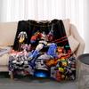 The Mobile Suit Gundam Cartoon Blanket Is Warm and Soft, Suitable for All Seasons, and Perfect for Home, Travel, and Picnics.
