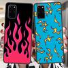 Силиконовый чехол с огненным художественным пламенем для Samsung S22 S21 Ultra S20 Fe Plus A53 A73 A52 A72 A51 A71 A22 A12 A32 A50 A33 A13, чехол