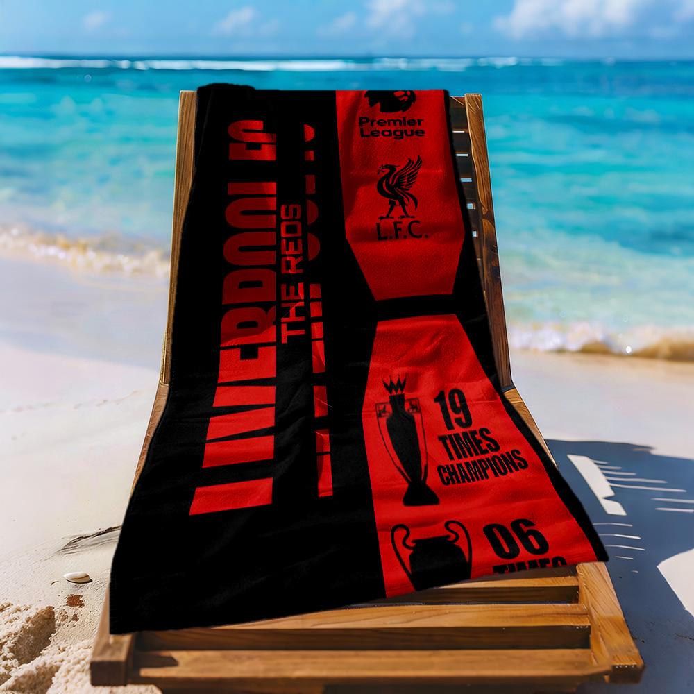 Liverpool Football Club Beach Towel Super Soft Microfiber Quickdry Fabric Comfortable Lightweight