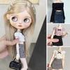 Fashion Cute Slit Denim Skirt Casual Wear Jeans Skirt Knitted Sweaters for Blythe Ob24 Dolls