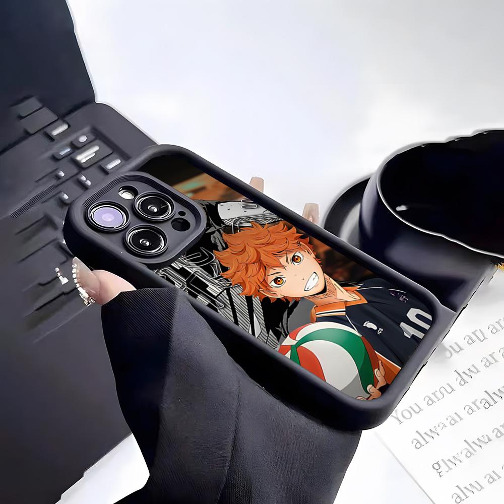 Чехол для телефона Haikyuu Хинаты Сёё Для IPhone 17 Pro Max 15 Pro 16 14 Plus 12 13 Mini 11 Pro Ударопрочный Мягкий Чехол
