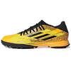 Messi 3 Round Toe Lace-Up TF (Rubber Studs) Hard Ground Artificial Turf Non-Slip Durable Soccer Shoes Men Soccer Shoes Yellow Black GW7423
