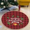 Christmas Concept Decorative Fine Machine Woven Cotton Non-Slip Base Washable Room Carpet
