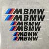 6PCS Car Brake Decorative Stickers Wheel Hub Styling Decals For BMW M X1 X3 X5 X6 X7 M3 E84 E83 F25 E91 E60 E30 E90 Accessories FG2