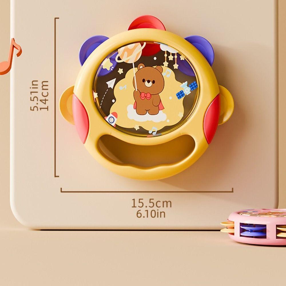 Clapping Drum Hand-held Drums Learning Toys Percussion Sound Toy Baby Tambourines Kids Toy