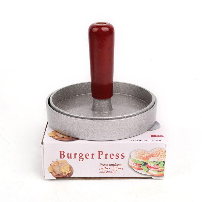 4inch Stainless Steel Hamburger Press Mold | Metal Patty Maker for Homemade Burgers | Easy to Clean & Durable Design"