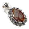 Noreena Jasper Gemstone Handmade 925 Sterling Silver Jewelry Pendant 2.56" R4L70