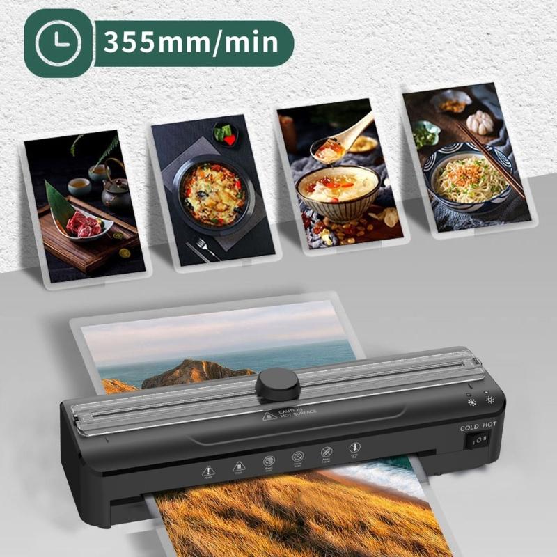 FNL009 Photo Laminator Machine for Offices and Home Use For  to 3inch 0.1~0.5mm Paper Photo Support 110~150°C 300W