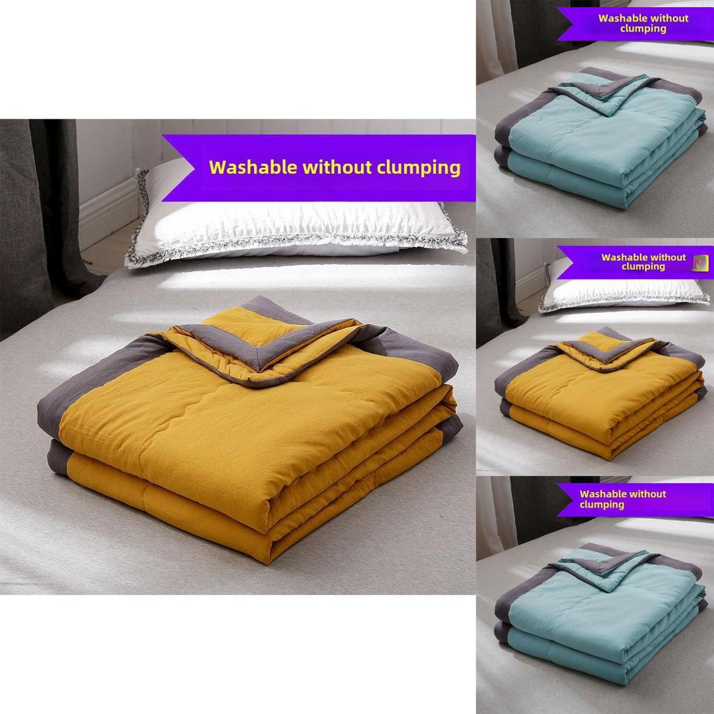 Kids Waterproof Cotton Summer Quilt With Quilted Stitching For Bedroom And Napping Use