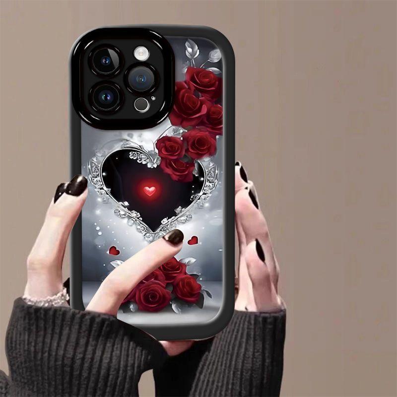 Чехол для мобильного телефона iPhone15 Apple 15Pro/15promax/15Plus силикон с защитой от падения