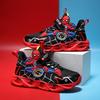 Kids Light-Up Sneakers Boys With LED Sole Illumination Breathable Mesh Upper Lightweight Running Shoes