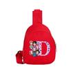 26 English Letter K-Pop Demon Hunters Printed Kawaii Chest Pack for Boy Girl Shoulder Bag Student Portable Crossbody Pouch Christmas Wallet Pursek