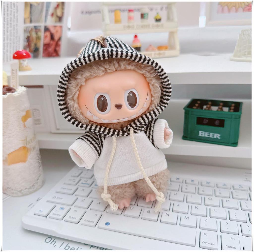 17см Виниловый брелок-кукла Лабубу: Коллекция одежды-сюрпризов первого и второго поколения