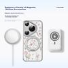 Magnetic Rotating Metal Stand Case Ultra-Thin Shockproof Heat Dissipation Leather High-End Cartoon Cute Phone Case - Strawberry Rabbit
