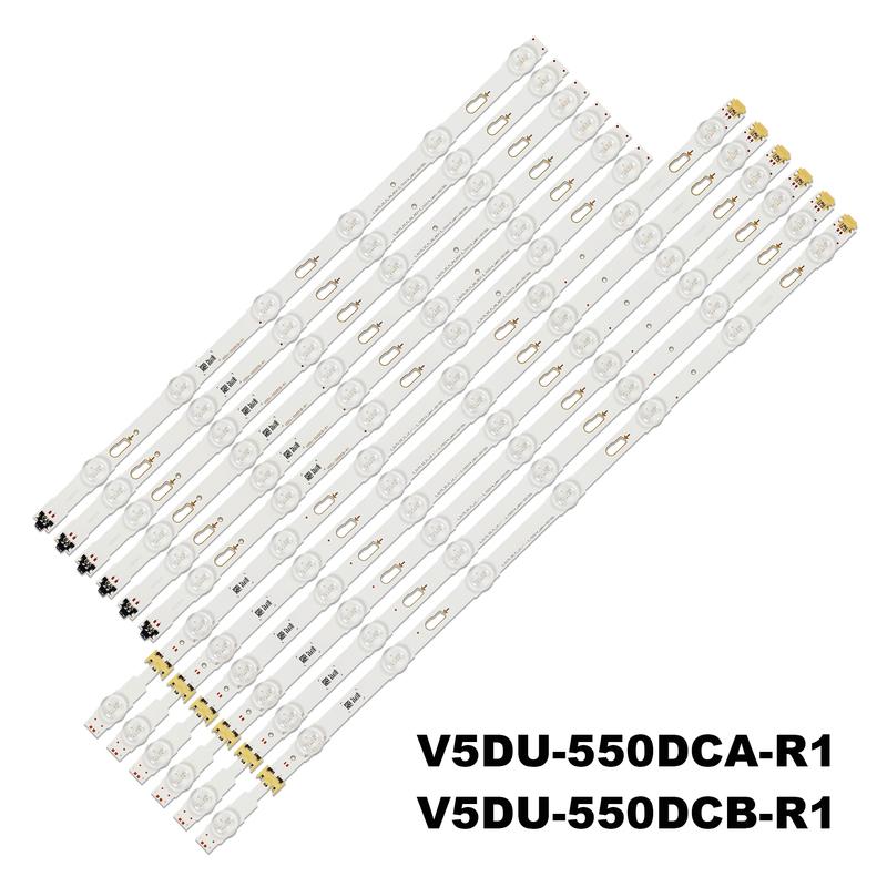 New LED Backlight Strip For Samsung BN96-39659A 39660A V5DU-550DCA-R1 V5DU-550DCB-R1 BN96-40099A 40100A LM41-00136A UE55KU6172U