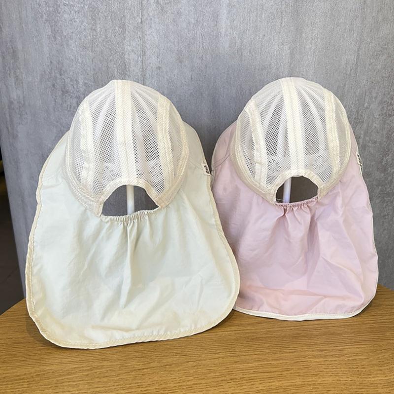 Детская панама-рыбацкая шляпа, быстросохнущая детская сетчатая панама, панама-рыбацкая шляпа для малышей с защитой от солнца, шляпа с шейным клапаном, детский аксессуар