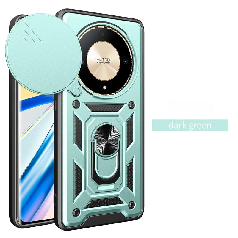 Для Honor Magic6 Lite 5G чехол слайдер камера бронированный чехол для Honar Honer Magic 6 Lite 6Lite Light 5G магнитное кольцо подставка задняя крышка